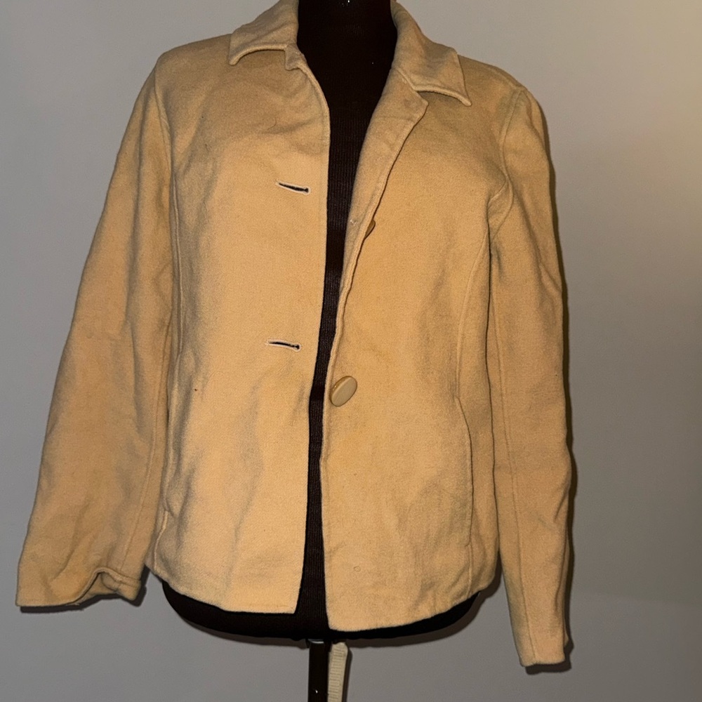 Carole Little- Tan Button-Up Jacket